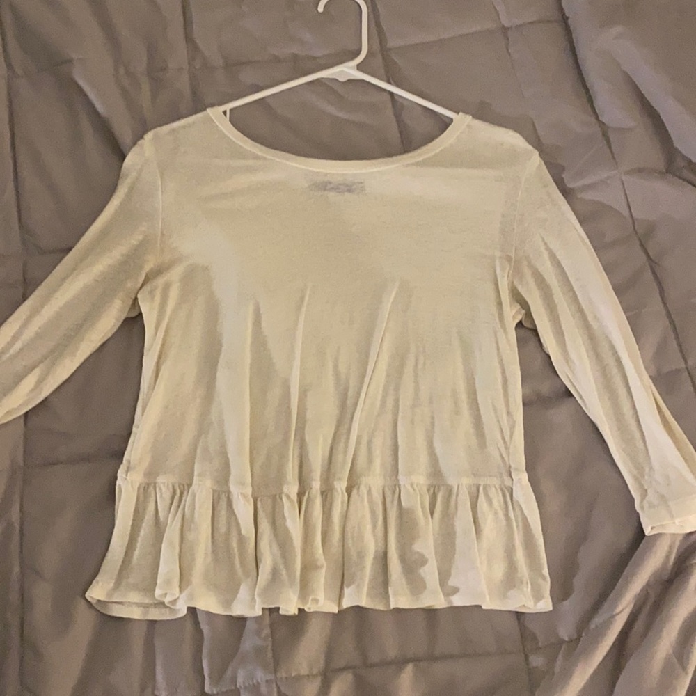 Long Sleeve Ruffle Shirt